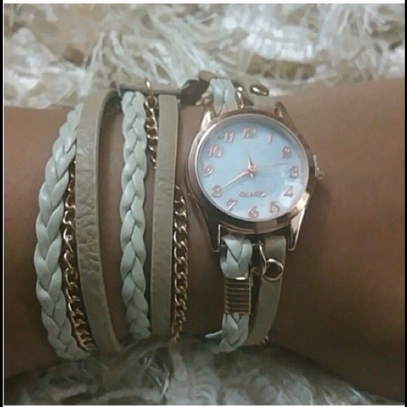 New Nude Colored Wrap Watch - Picture 2 of 4