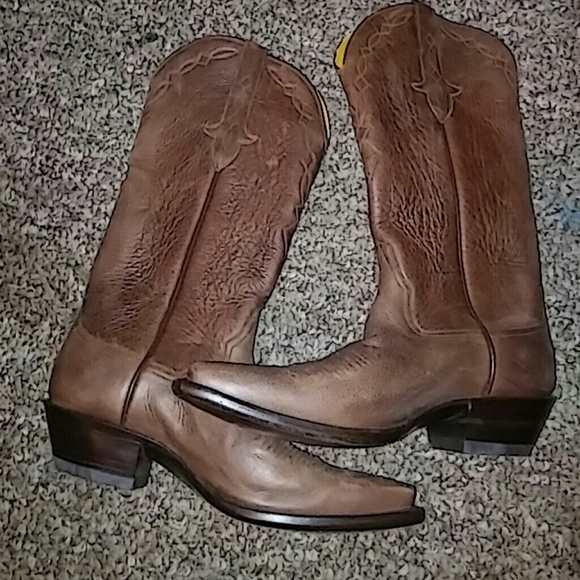 J.W. Cooper Western Boots Size 7 - Picture 3 of 4