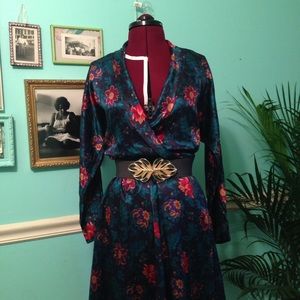 Gorgeous Vintage Floral Gown