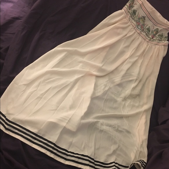 Beautiful hi-lo spring summer skirt. Rayon blend S - Picture 3 of 3