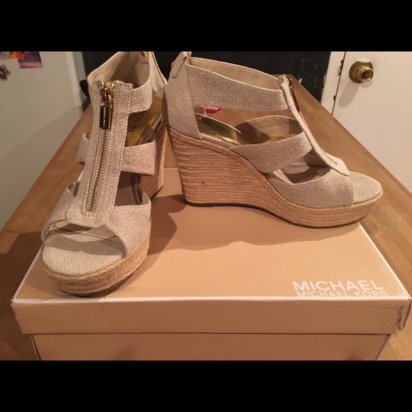 Michael Kors Damita Wedge new in box, never worn