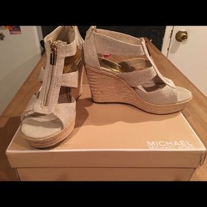 Michael Kors Damita Wedge new in box, never worn