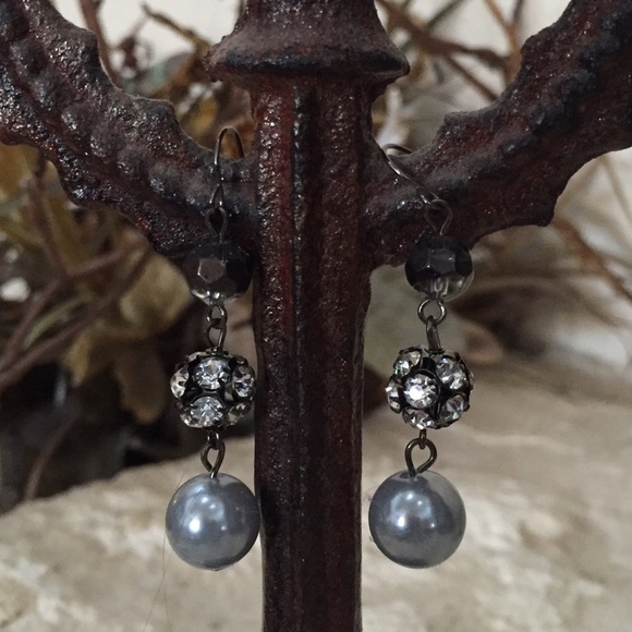 Dangle earrings.