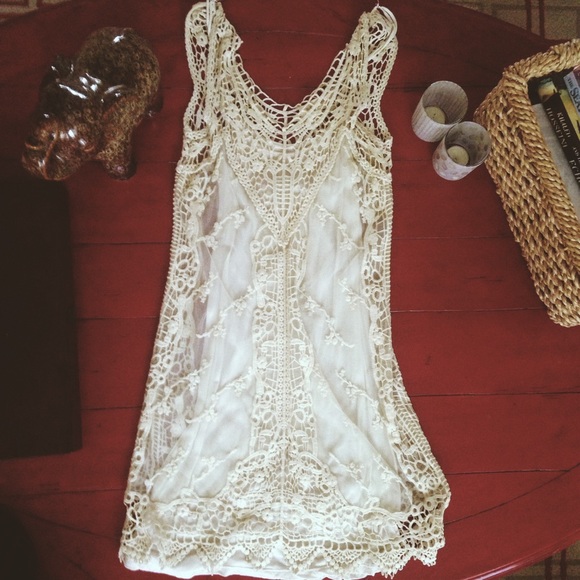 Indie Dress w/ slip - Picture 1 of 3