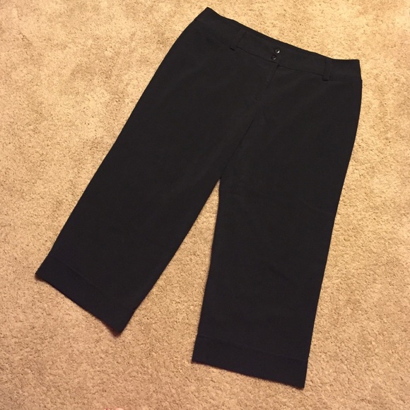 AGB Cropped Dress Pants with Cuffs Size 14