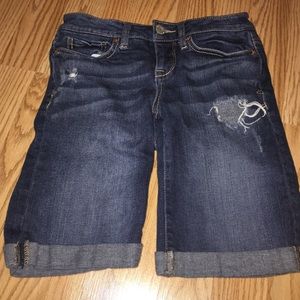 Bermuda denim shorts for girls