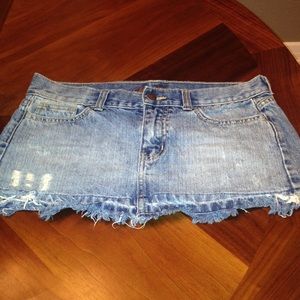100% cotton completely vintage 90's jean skirt