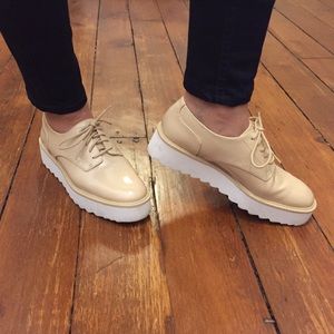 Zara collection flatform oxfords