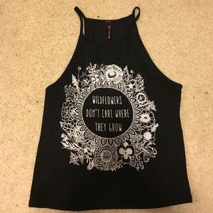 Black and white tank top