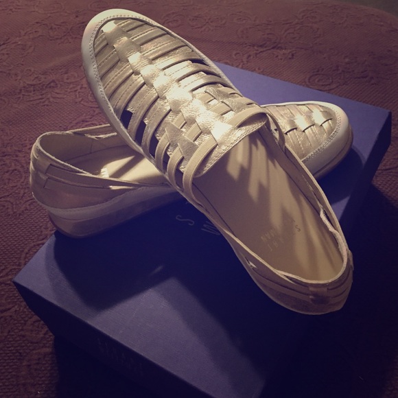 Stuart Weitzman W Movein Ore Rubbed Nappa Flat