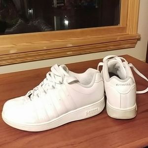 Women's size 7 white K Swiss shoes