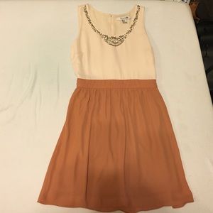Orange and cream Forever 21 dress