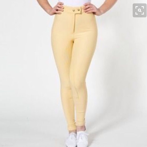 American Apparel - Rider Pants - Yellow