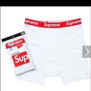 Supreme white Hanes underwater brand new large