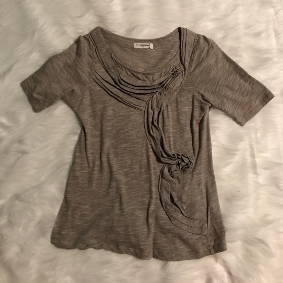 Anthropologie Ribbon Ruffle Tank - Picture 2 of 2