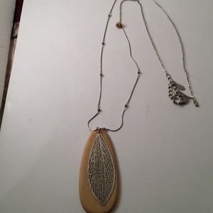 Vintage wood necklace