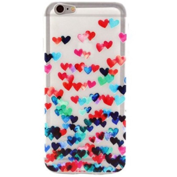 iPhone 6/6S PLUS Case "Floating Colorful Hearts" - Picture 2 of 4
