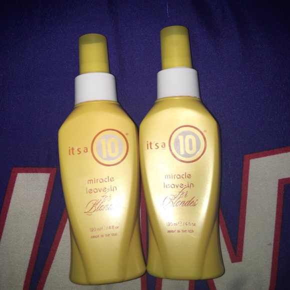 It's a 10 leave in for blondes!