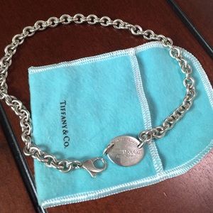 Tiffany &Co 15" SS necklace