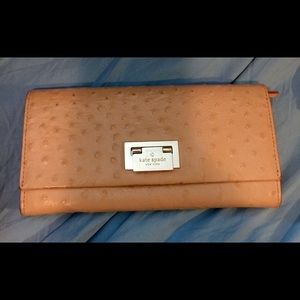 SOLD*** kate spade ostrich leather wallet