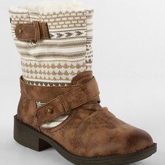 🚫SOLD!!!🚫Too cute! Roxy Storm II Fur Boots