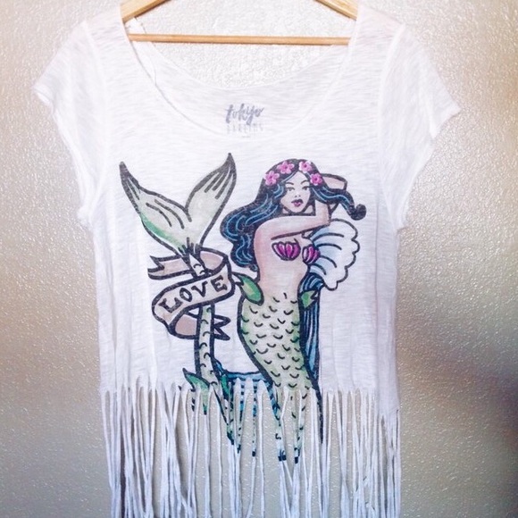 Fringed mermaid tee - Picture 1 of 1