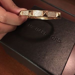 Rose gold Michael Kors bangle