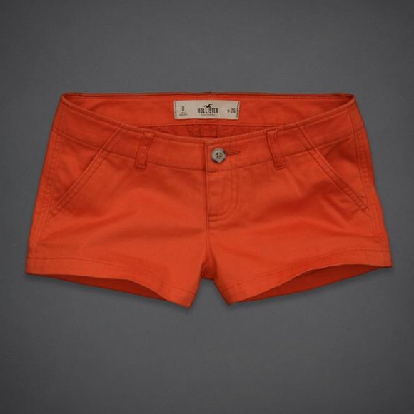 low rise chino shorts