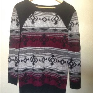 Aztec pattern sweater