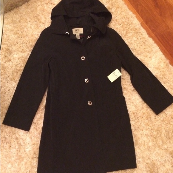 Fog By London Fog Trench Coat, Size Small, NEW