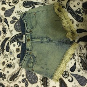 Free people high waisted shorts