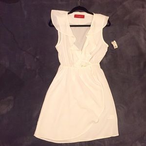 Akira white flowy dress