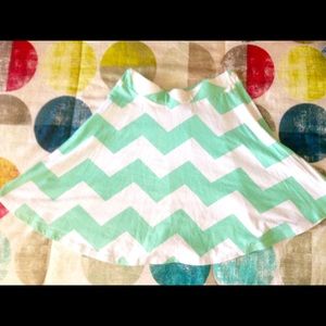 Chevron skirt