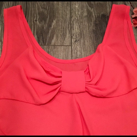 Coveted Clothing | Strawberry bow tank sz M - Picture 3 of 4