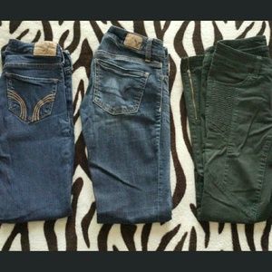 Hollister and AE Jeggings bundle