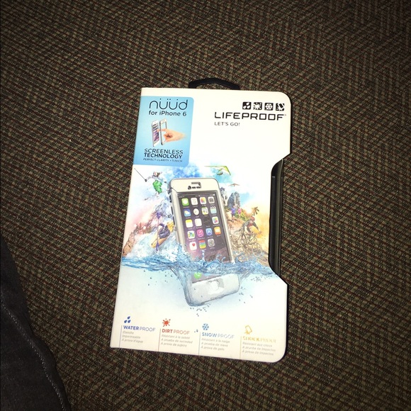 Brand new Nuud life proof iPhone 6 case grey/white