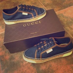 Brand New Gucci "Elvissa" Espadrille Sneaker