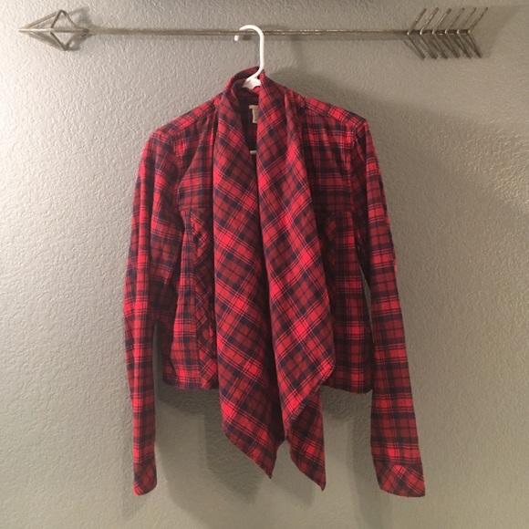 Levis flannel biker jacket