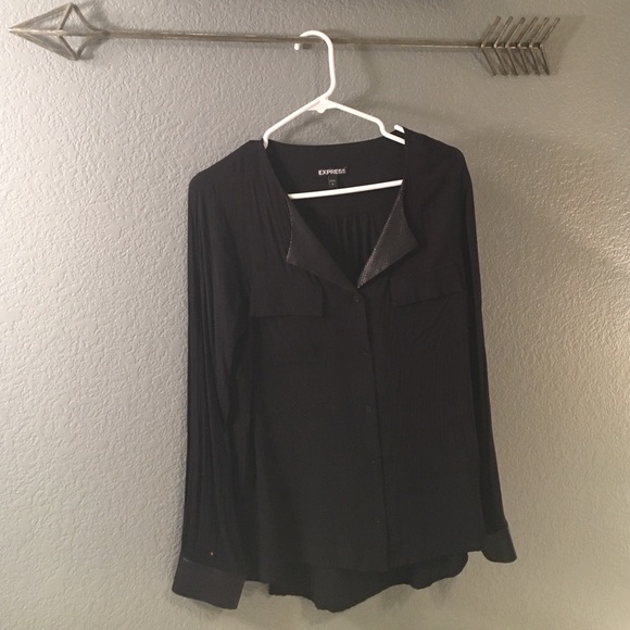 Express button down blouse