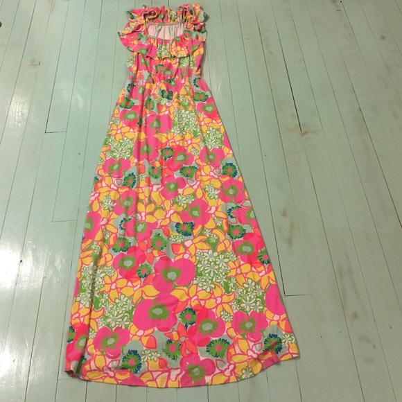 Lilly Pulitzer maxi dress.