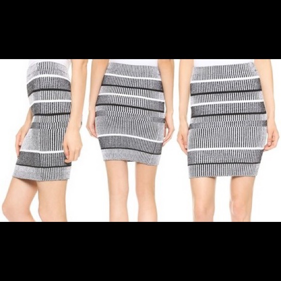 T by Alexander Wang Rib Knit Skirt Size XS - Picture 2 of 4