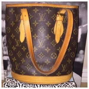 Authentic Louis Vuitton Bucket Petite Tote