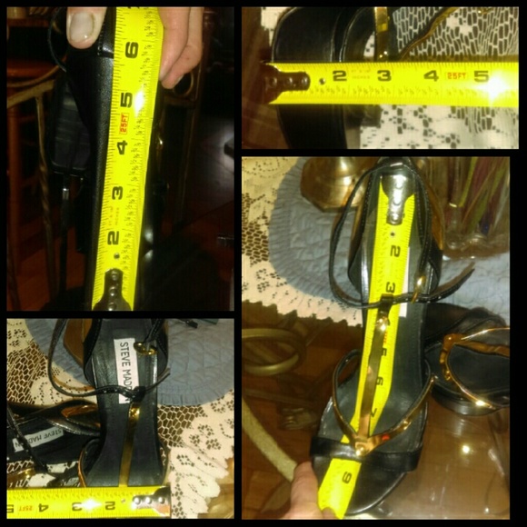 💥SOLD💥"ATENTION" PLATED T-STRAP PLATFORM SANDAL - Picture 3 of 4