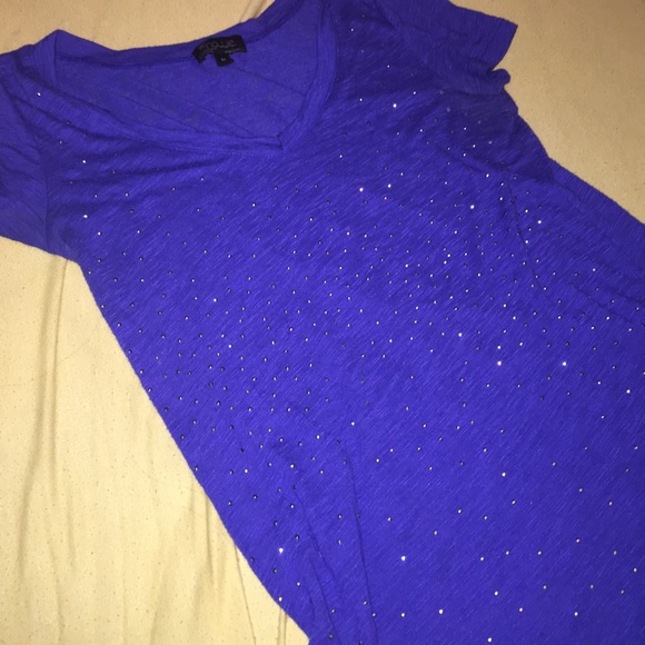 Sparkly blue tee