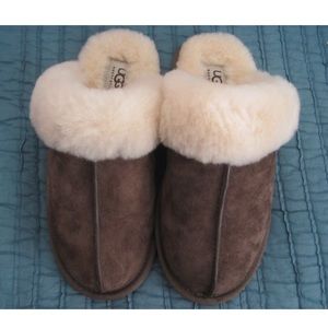 UGG SCUFFETTE II BROWN SUEDE WOMEN SLIPPER