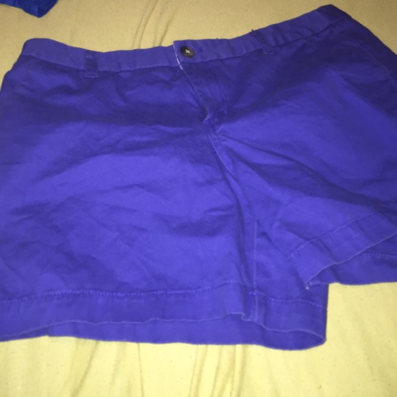 Blue shorts