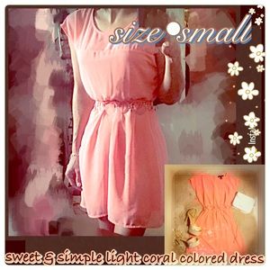 Size•Small Light Coral Colored Dress