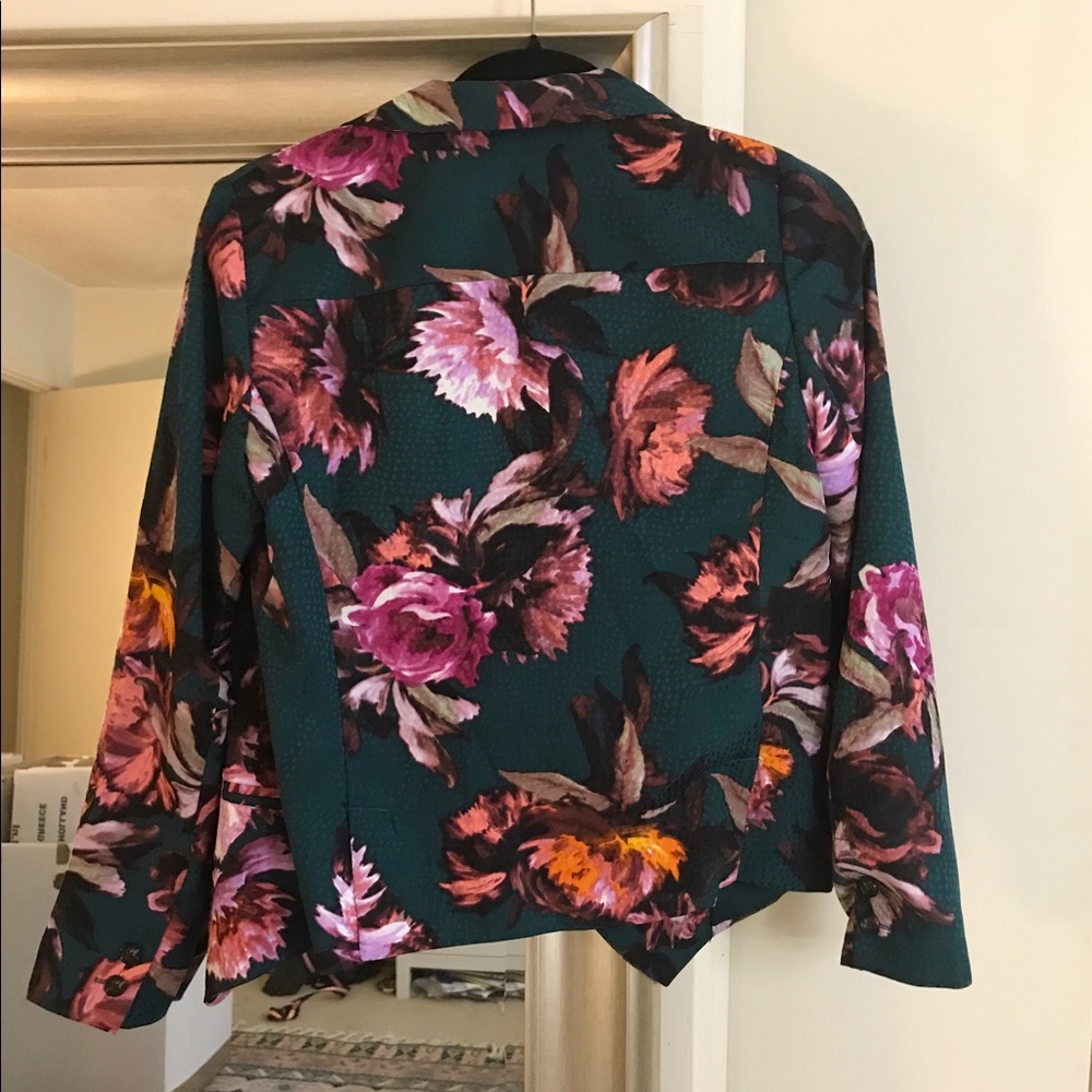 Cartonnier Green Floral Blazer - Picture 5 of 6