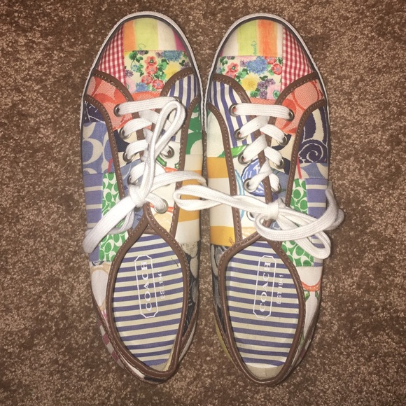 Coach sneakers, size 8