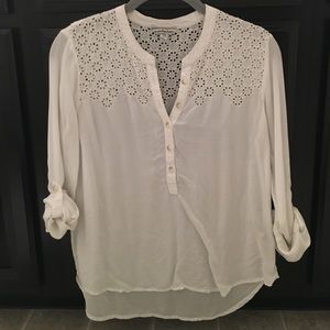 American Eagle Eyelet Tunic
